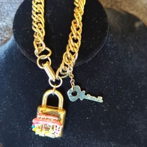 Vintage locket  charm from  Fremont  Street  Los Vegas